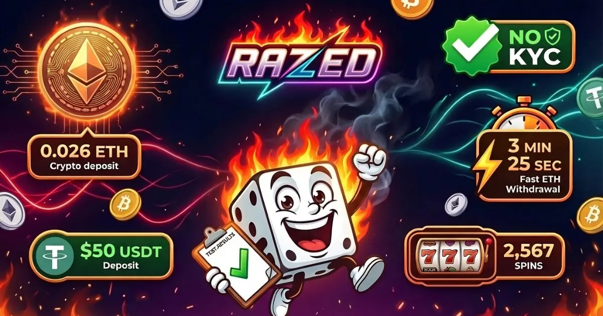 Razed Casino Welcome Bonus Review
