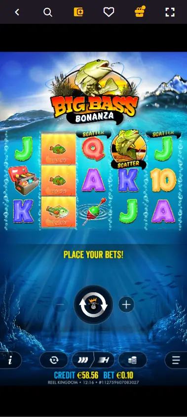 Wild Tokyo Casino Big Bass Bonanza slot game by Pragmatic Play