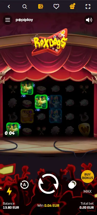 Wild Tokyo Casino Roxdogs slot game by Popiplay