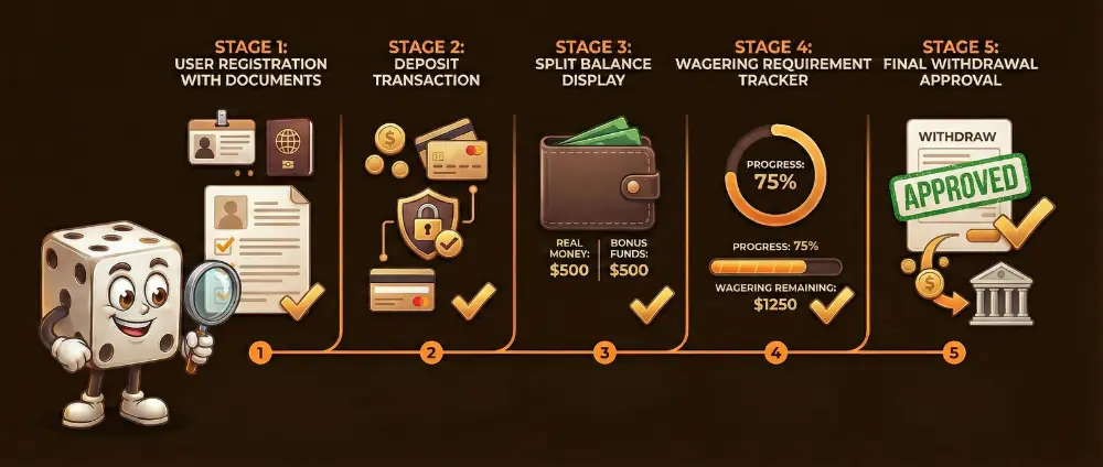 Welcome bonus testing criteria and step-by-step verification process for casino bonuses